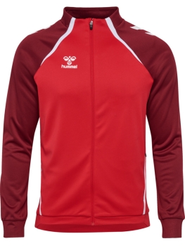 Kinder Hummel Lead 2.0 Trainingsjacke - True red/Maroon